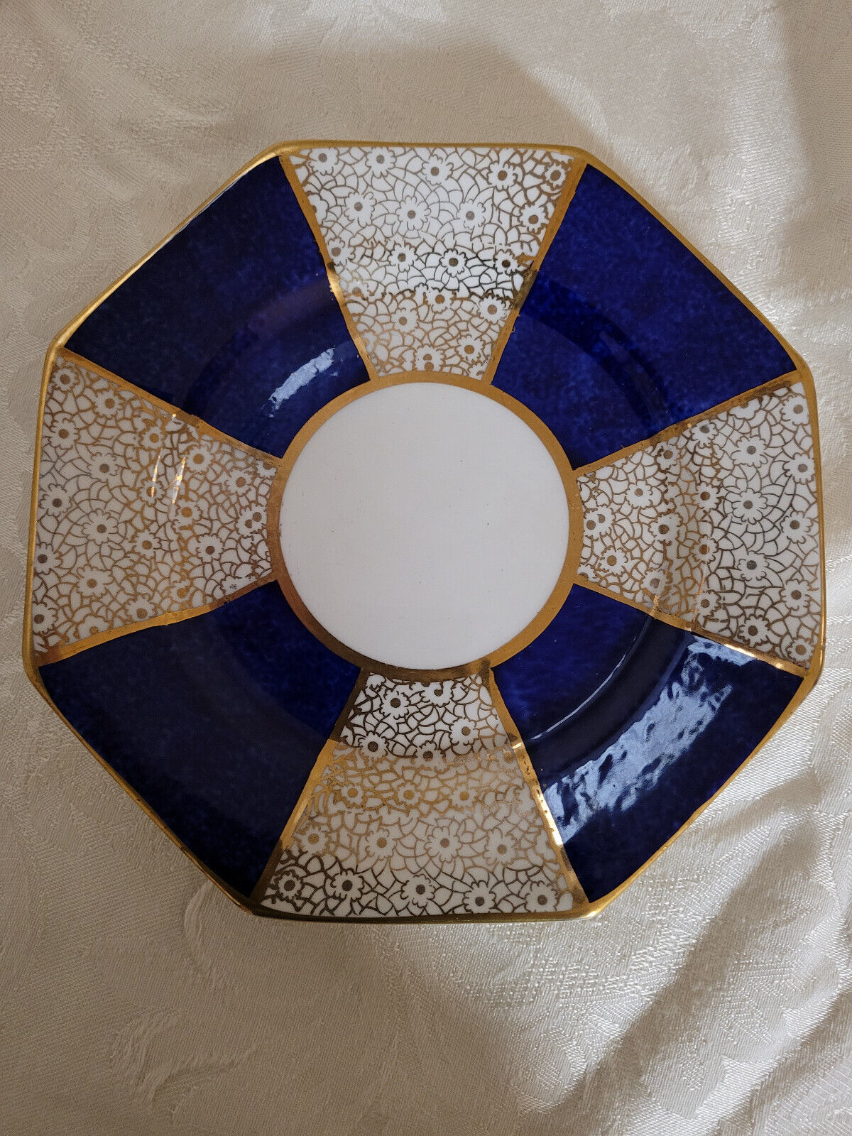 Royal Stafford Seventeen Piece Blue and White Bone China Tea Set