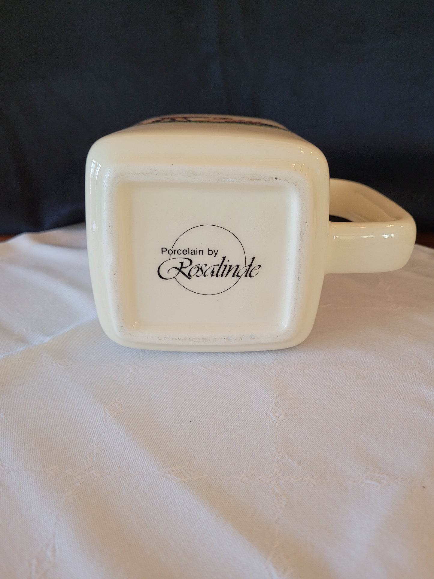 Porcelain By Rosalind Wolfhound Cream Pitcher