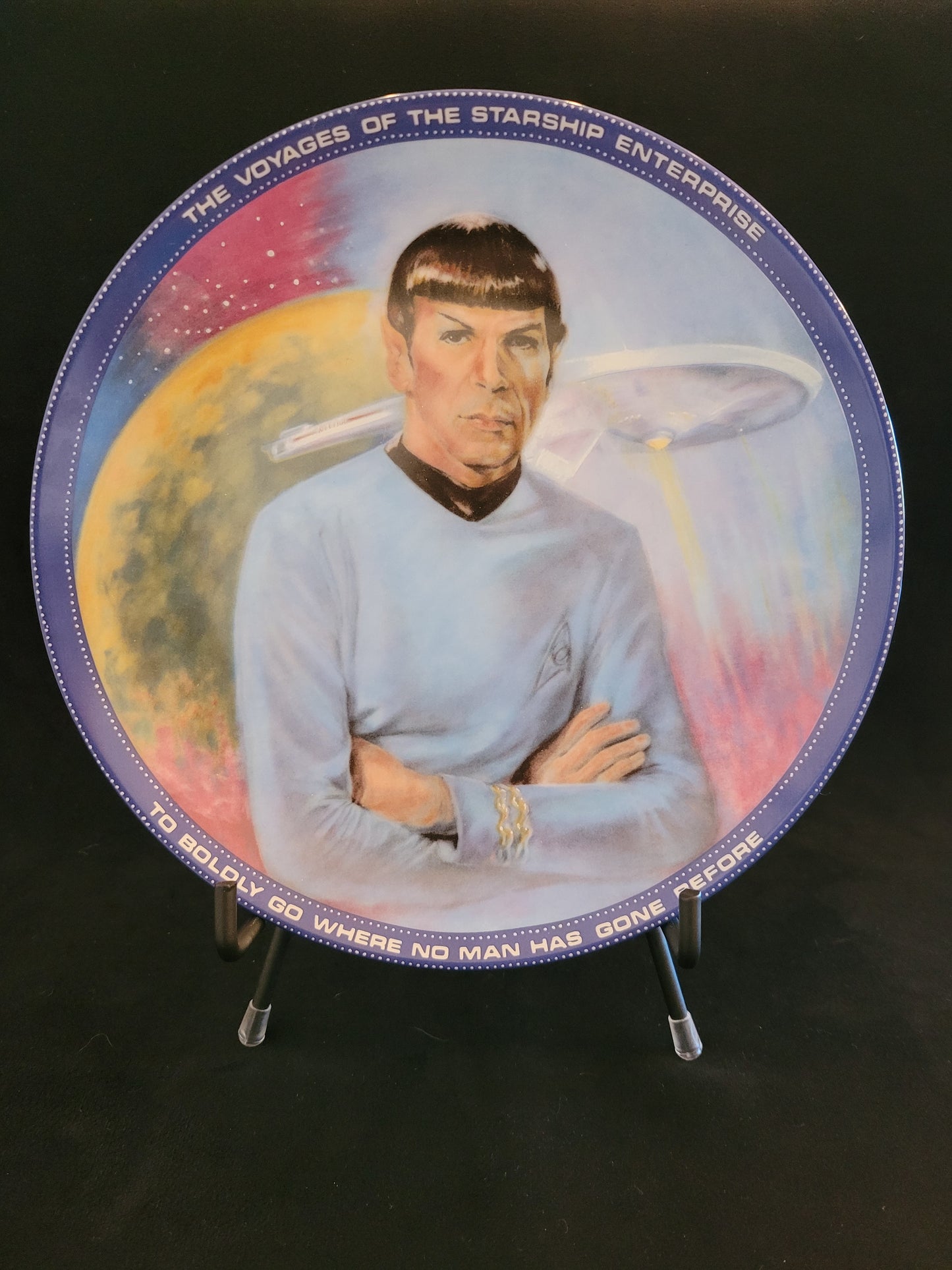 Mr. Spock Star Trek Collector's Plate