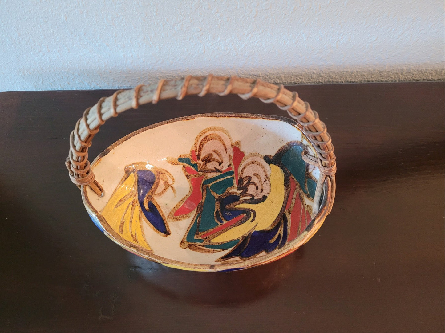 Artisan Crafted Pottery Basket