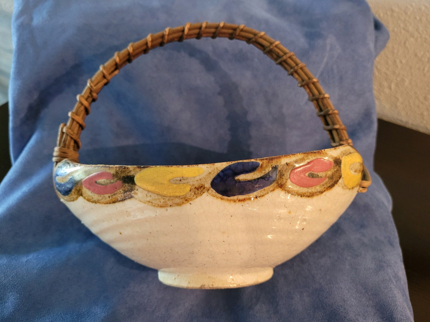 Artisan Crafted Pottery Basket