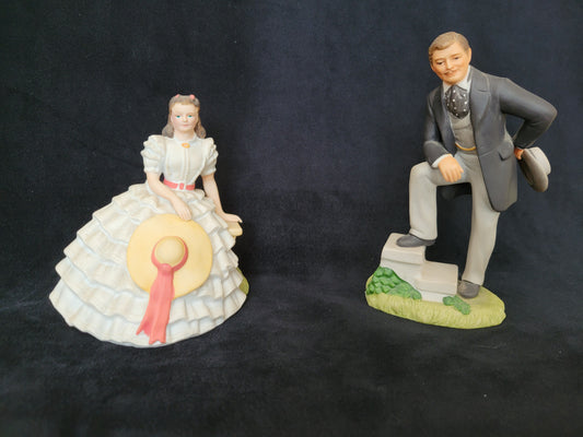 Scarlett O'Hara and Rhett Butler Avon Images of Avon Figurines