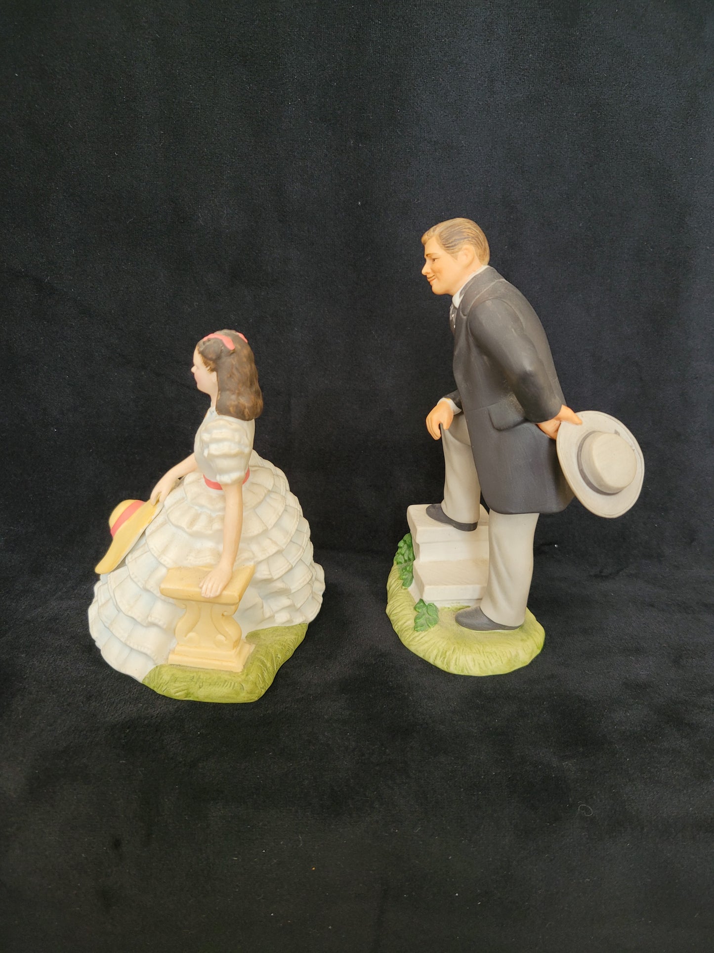 Scarlett O'Hara and Rhett Butler Avon Images of Avon Figurines