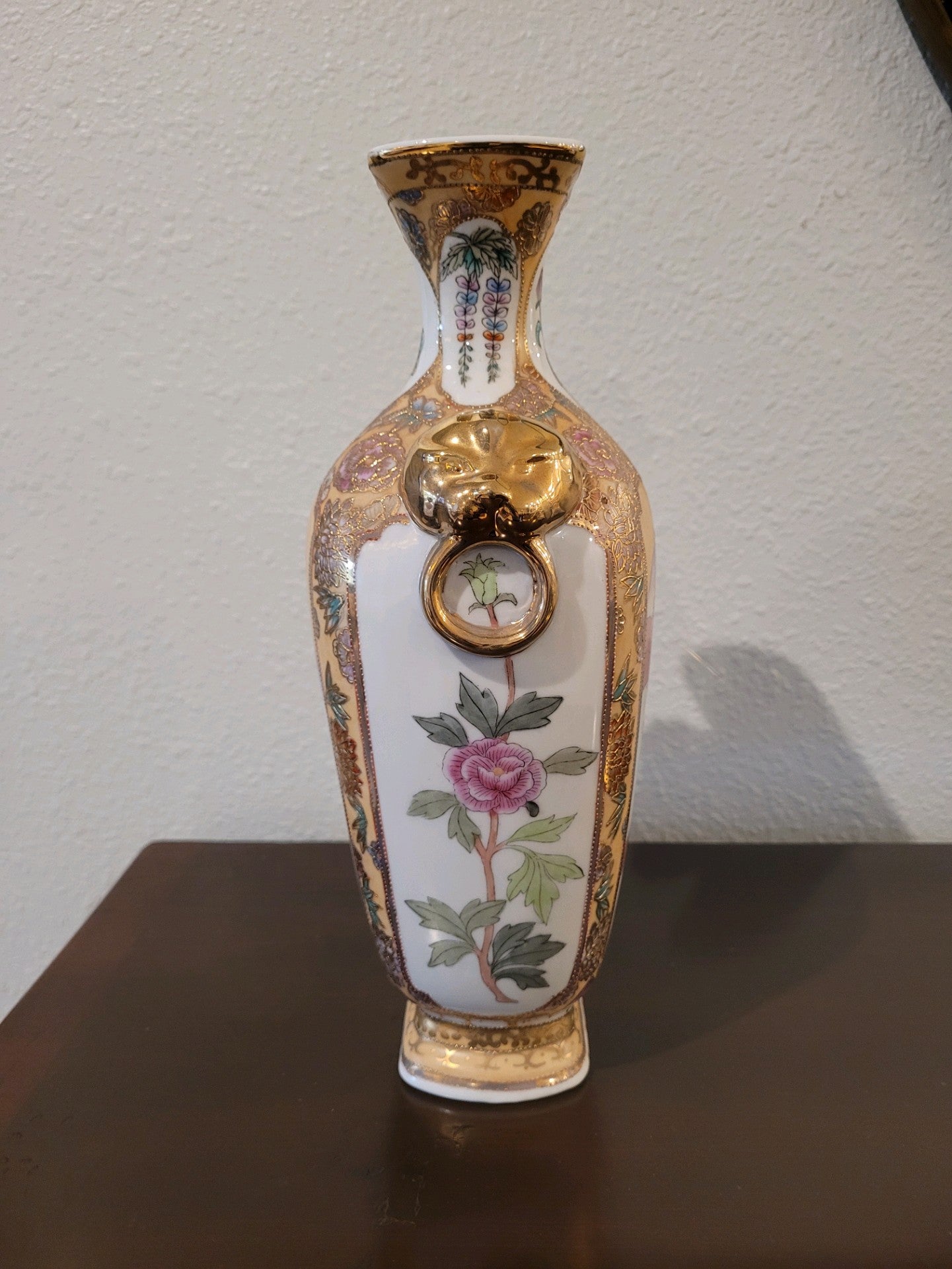 Hand Painted Nippon Mantle Vase