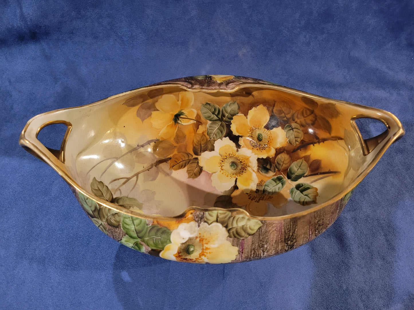 Nippon Footed Antique Centerpiece Bowl