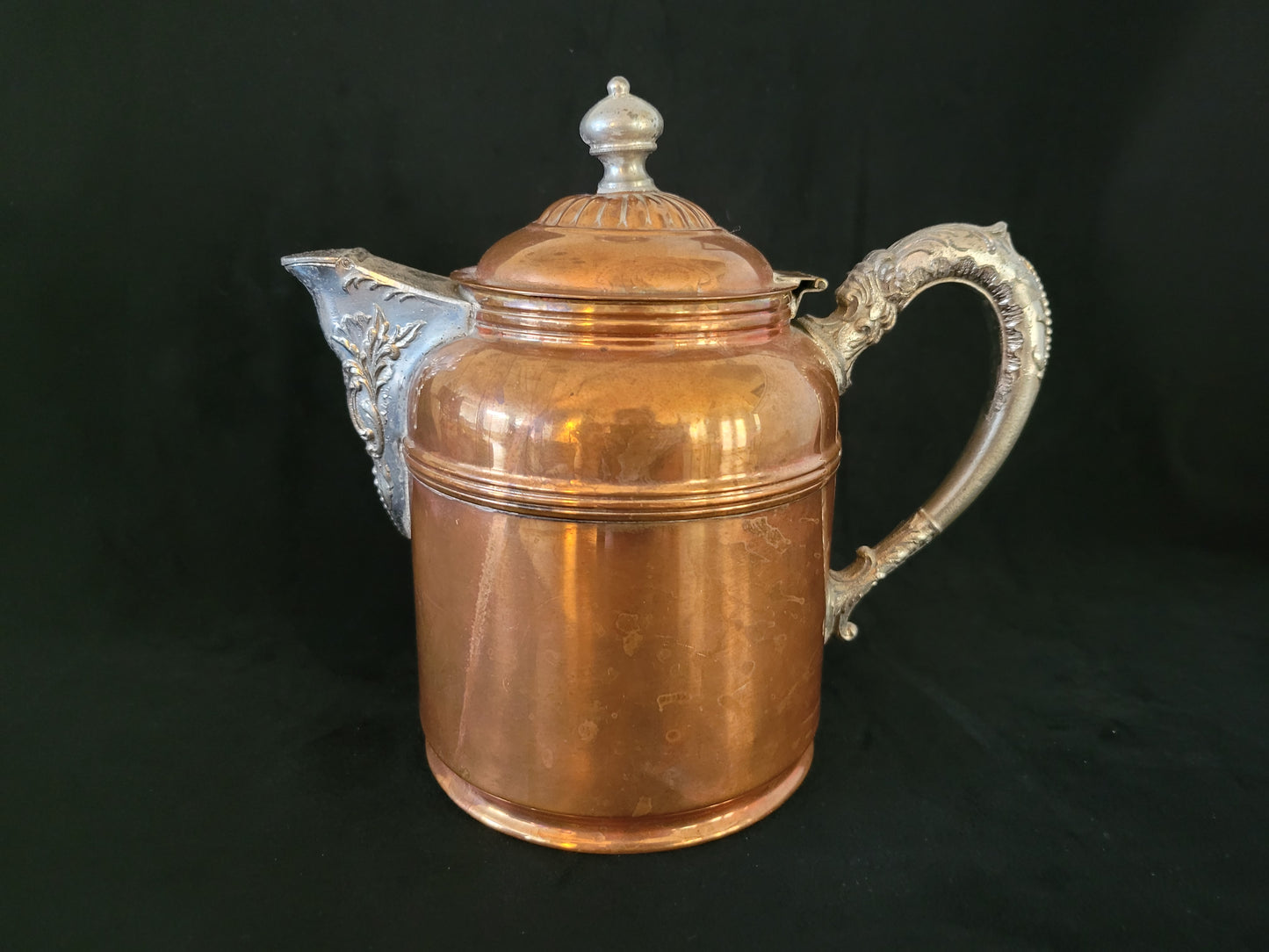 Rochester Stamping Company Copper Coffee Pot