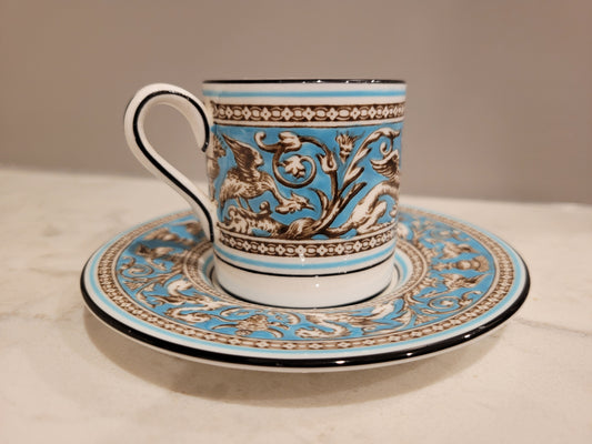 Wedgewood Bone China Mythical Creatures Demitasse Cup and Saucer