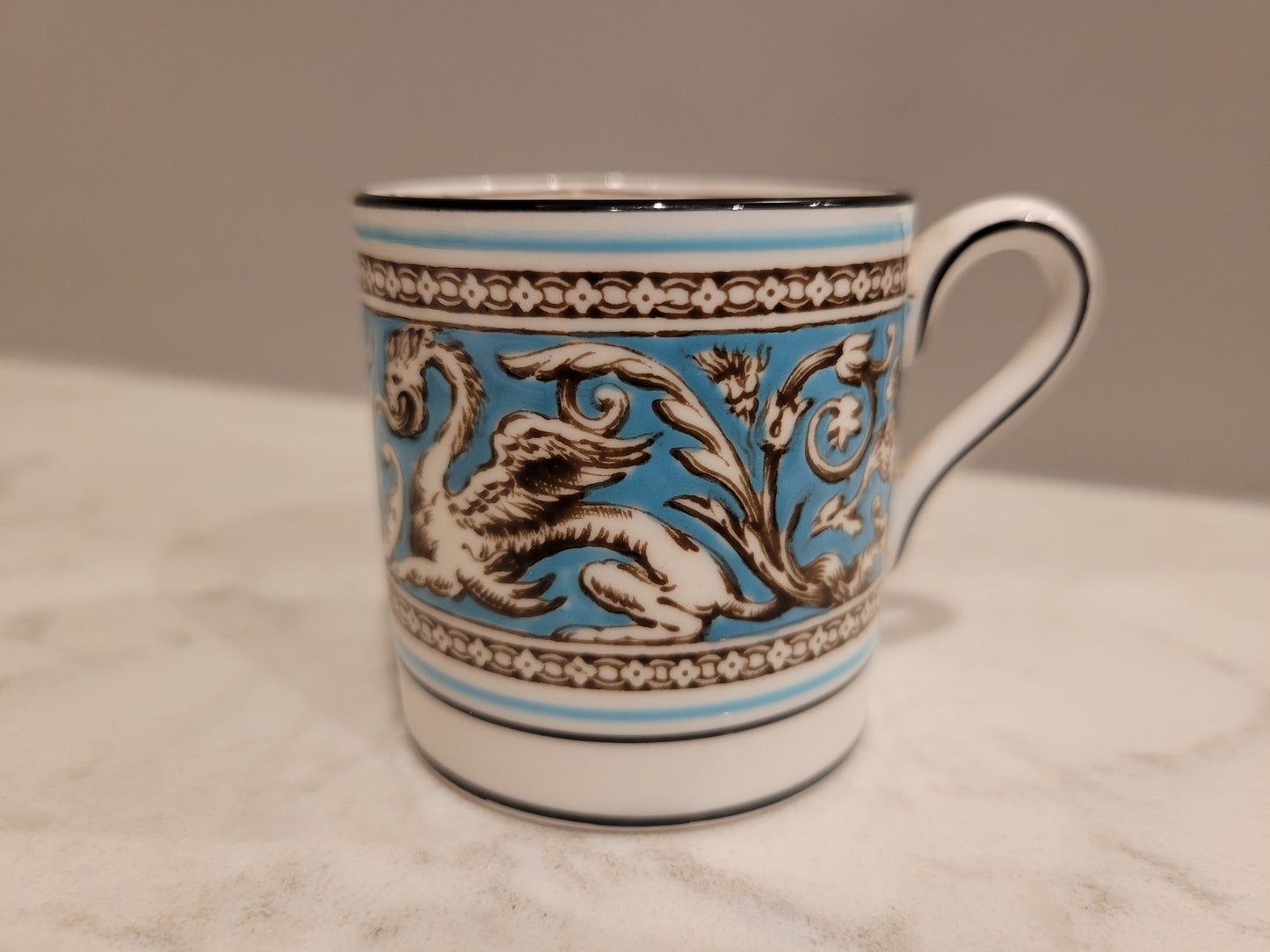 Wedgewood Bone China Mythical Creatures Demitasse Cup and Saucer